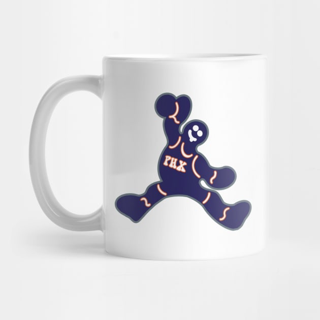 Jumping Phoenix Suns Gingerbread Man by Rad Love